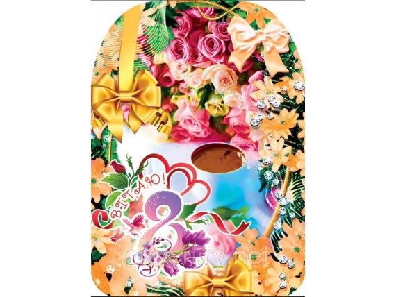 Декоративные кухонные разделочные доски с 8 марта разные виды