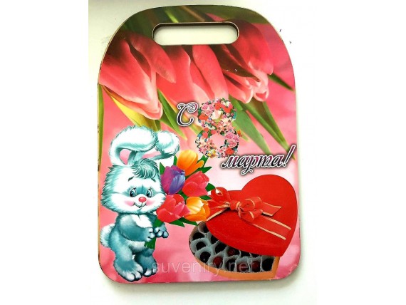 Декоративные кухонные разделочные доски с 8 марта разные виды