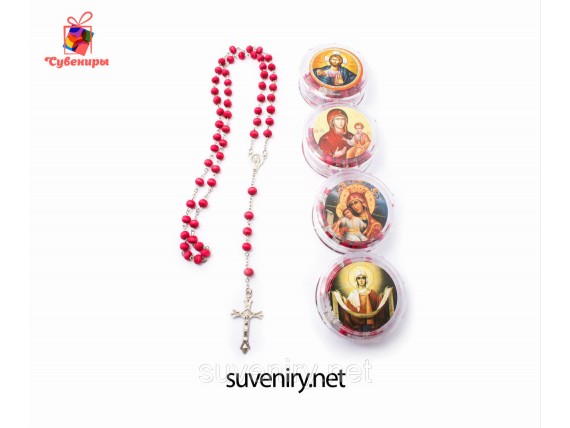 Деревянная вервица четки  с запахом