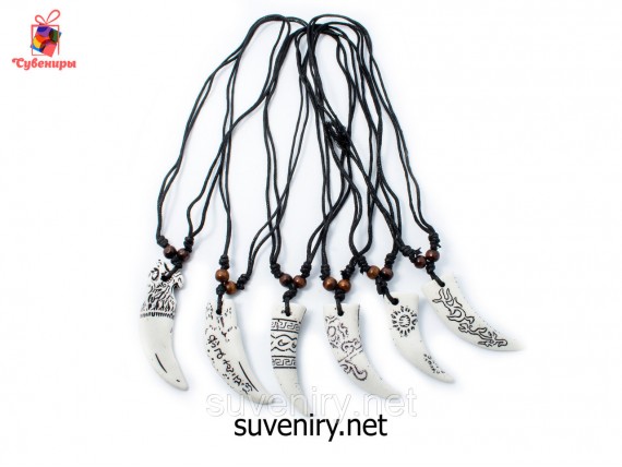 Слоновая кость на шею на шнурке