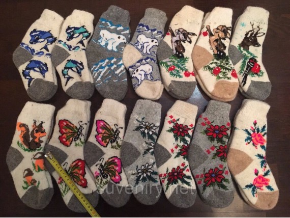 Детские шерстяные ангоровые носки