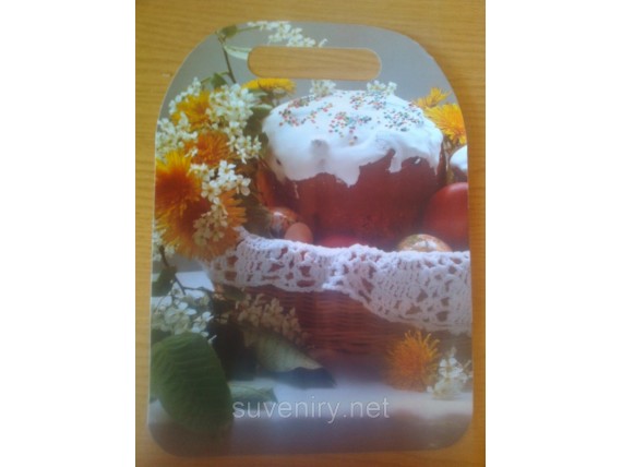 Кухонная разделочная пасхальная доска