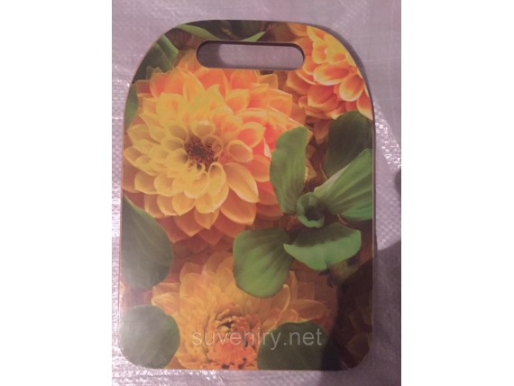 Красивые кухонные доски с цветами разные виды