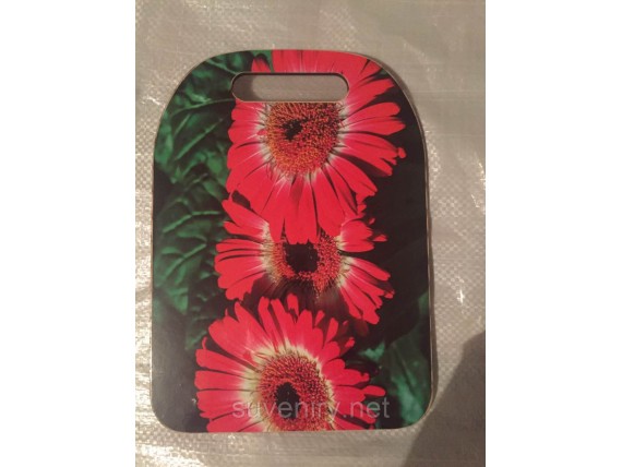 Красивые кухонные доски с цветами разные виды