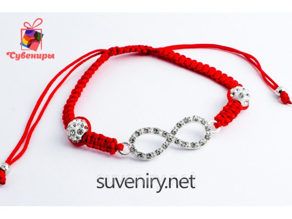 Красная нить со знаком бессконечности