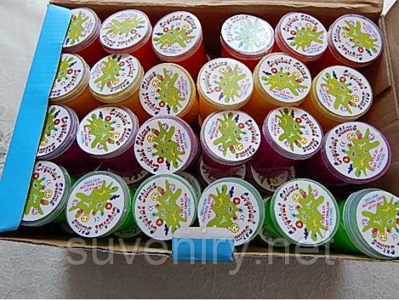 Сопли лизуны с предметом внутри перламутровые