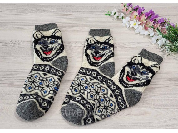 Носки мужские из шерсти ангоры