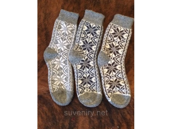 Теплые мужские носки из натуральной шерсти ангоры