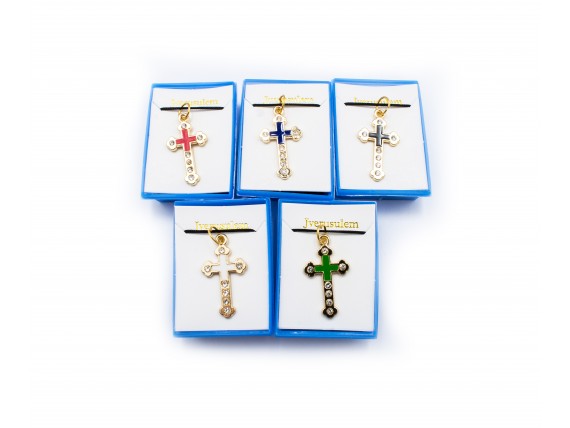 Женские красивые крестики на шнурочке