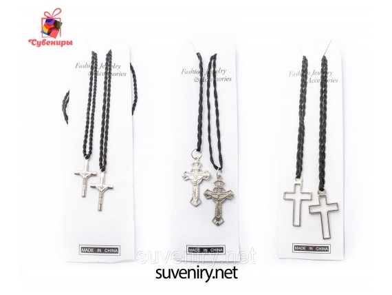 Крестики на шею на шнурочке