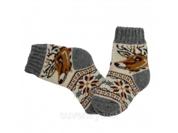 Детские ангоровые шерстяные носки