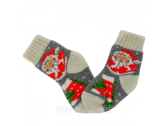 Детские носки ангоровые теплые