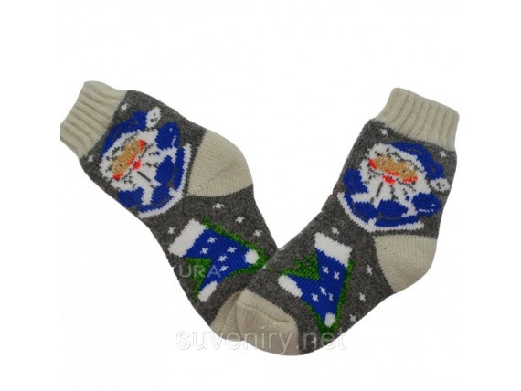 Детские мягкие носки из натуральной шерсти