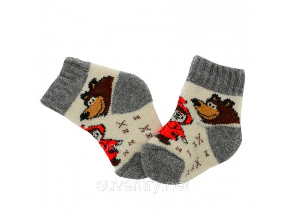 Детские шерстяные носочки теплые мягкие