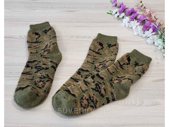 Шерстяные ангоровые мужские носки