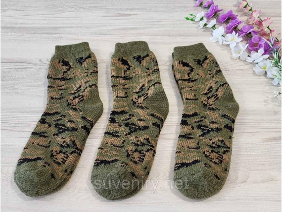 Шерстяные ангоровые мужские носки