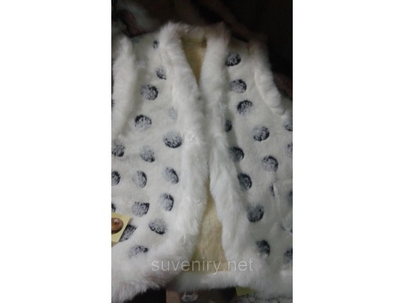 Теплая женская жилетка из овчины разные размеры