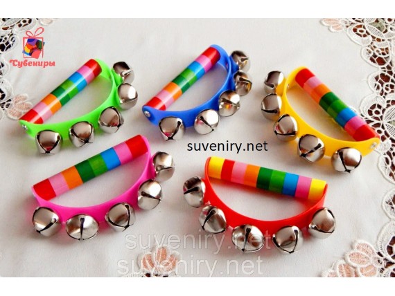 Детские музыкальные бубенцы погремушки