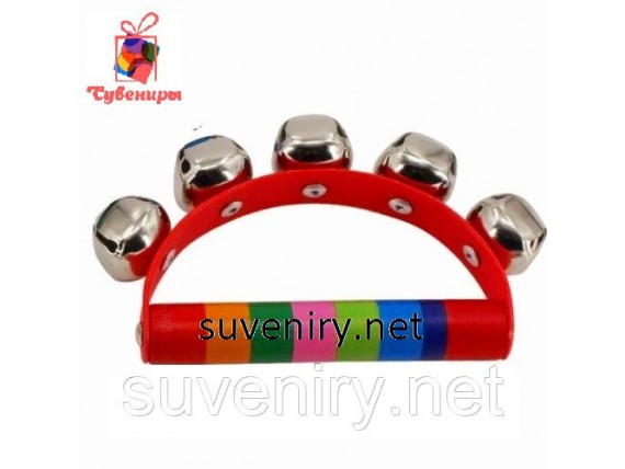 Детские музыкальные бубенцы погремушки