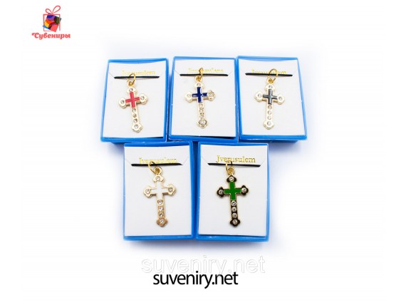 Женские красивые крестики с шнурочком на шею