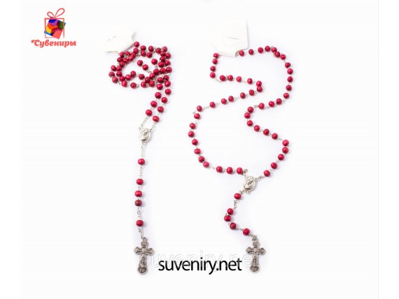 Деревянная вервица с Иерусалимской землей