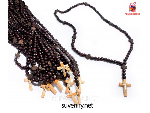 Деревянная вервица четки 100