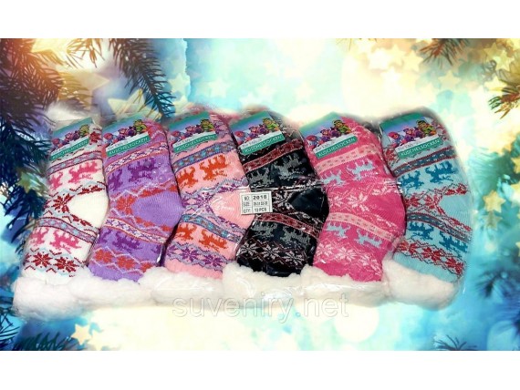 Детские очень теплые носки из натуральной шерсти