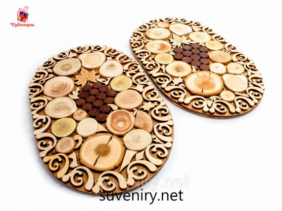 Деревянные подставки под горячее