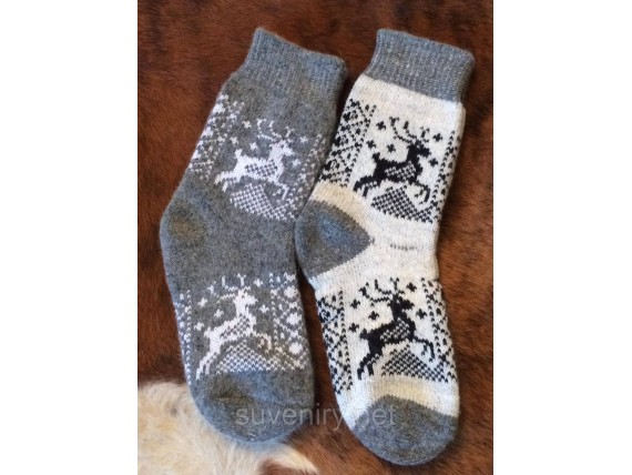 Носки теплые мужские из шерсти ангоры