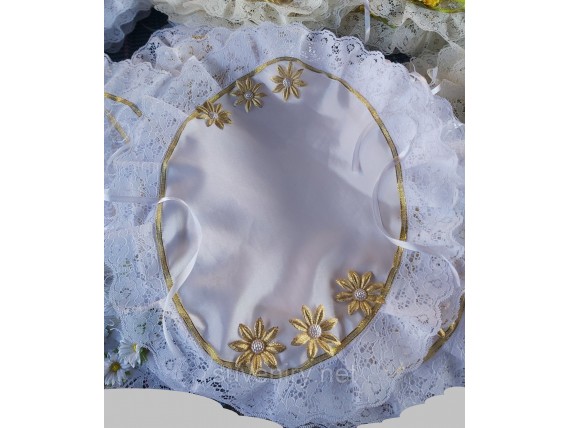 Пасхальная салфетка на корзину