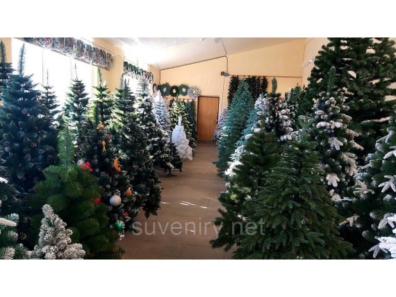 Литая елка Буковельская заснеженная 1.50м