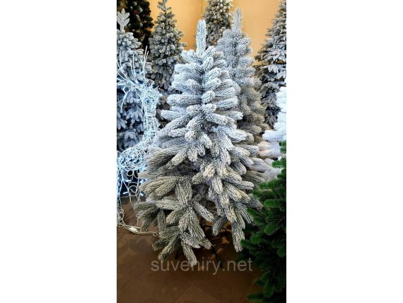 Литая елка Буковельская заснеженная 1.50м