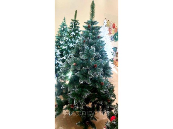 Искусственная элитная елка с шишками 1.30 м