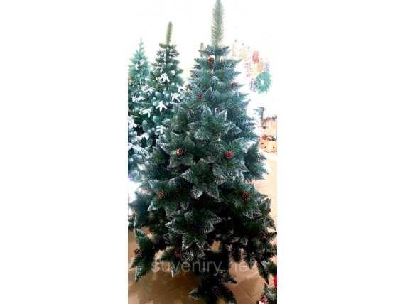 Искусственная элитная елка с шишками 1.30 м