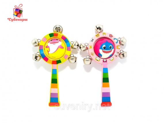 Детские деревянные бубенцы погремушки