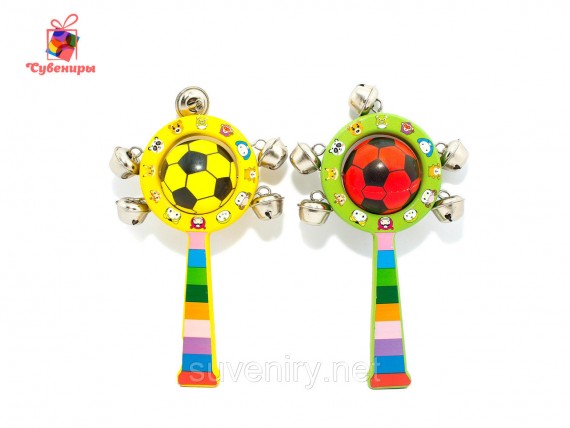 Детские деревянные бубенцы погремушки