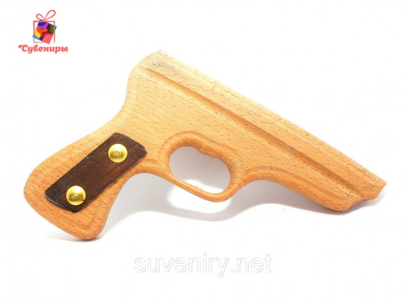 Детский деревянный пистолет