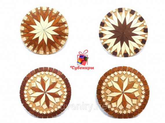 Деревянные подставки под горячее