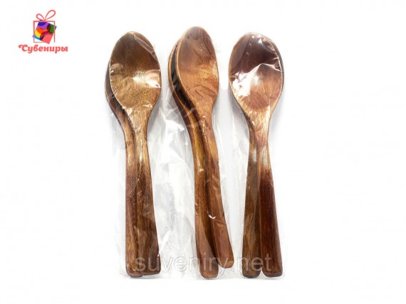 Ложка деревянная кухонная столовая