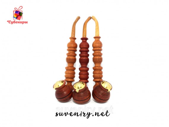 Курительная деревянная трубка средняя