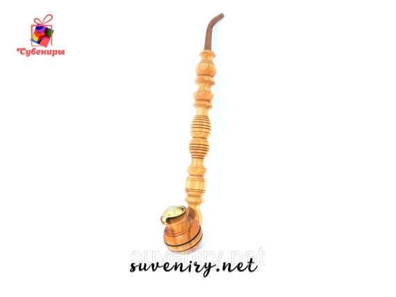 Курительная деревянная трубка большая