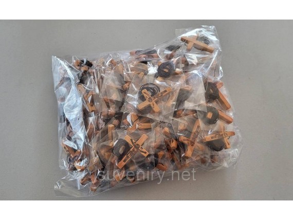 Деревянный крестик нательный