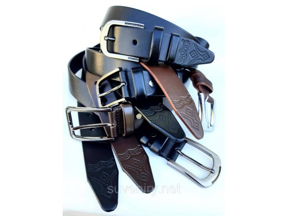 Мужские ремни из натуральной кожи