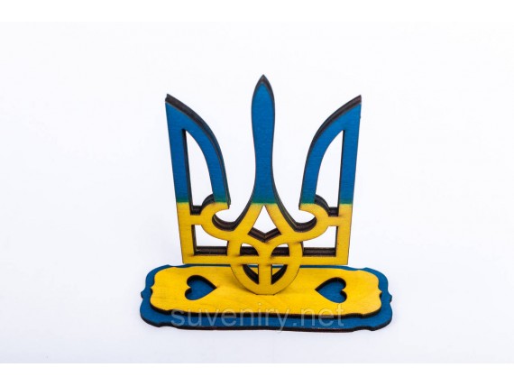 Деревянные статуэтки Герб Украины