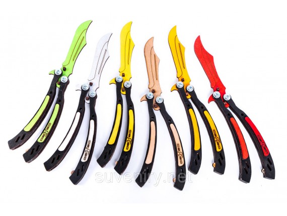 Сувенирный деревянный нож Бабочка