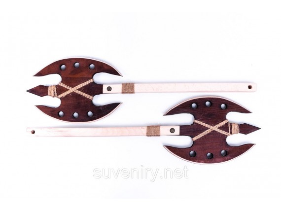 Сувенирные деревянные топоры ручная работа
