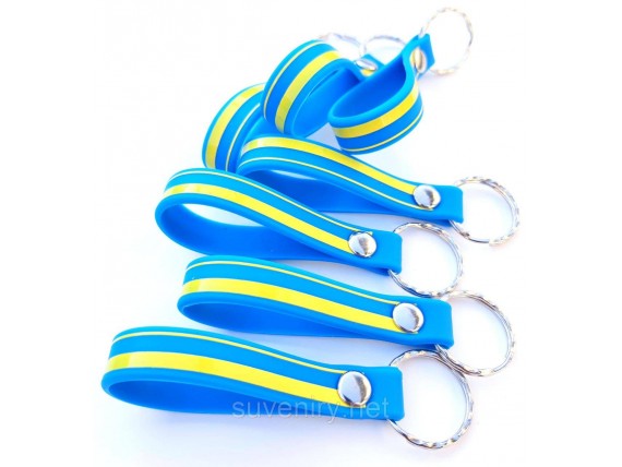 Сувенирные силиконовые брелки на ключи
