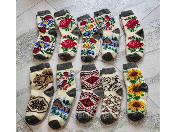 Ангоровые шерстяные женские носки большой ассортимент