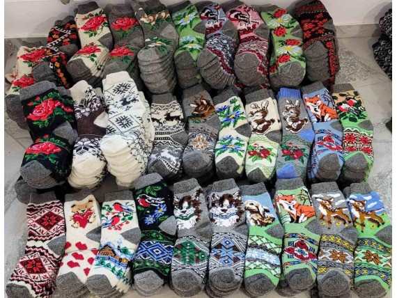 Ангоровые шерстяные женские носки большой ассортимент