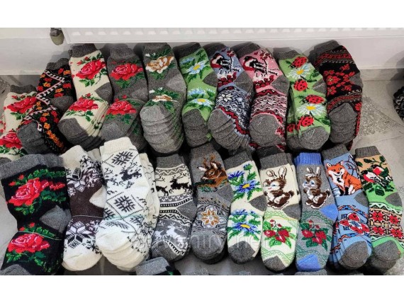 Ангоровые шерстяные женские носки большой ассортимент